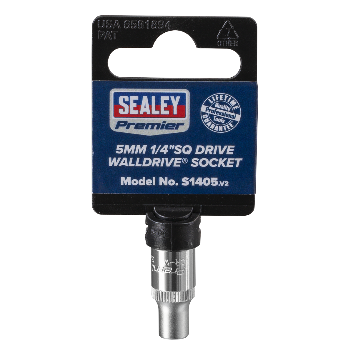 Sealey S1405 Premier Socket 1/4"Sq Drive 5mm - additional view 6