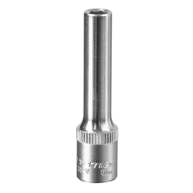 Sealey S1405D Premier Deep Socket 1/4"Sq Drive 5mm