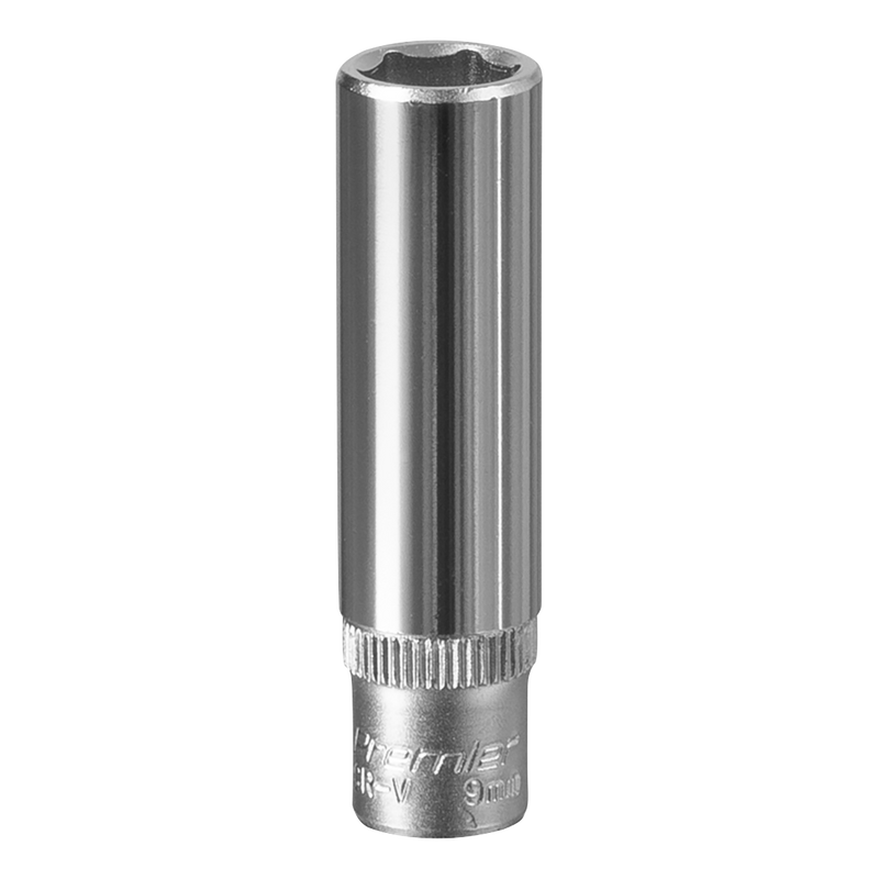 Sealey S1409D Premier Deep Socket 1/4"Sq Drive 9mm