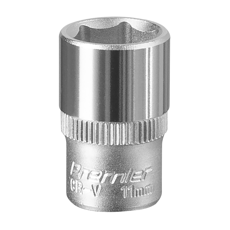 Sealey S1411 Premier Socket 1/4"Sq Drive 11mm