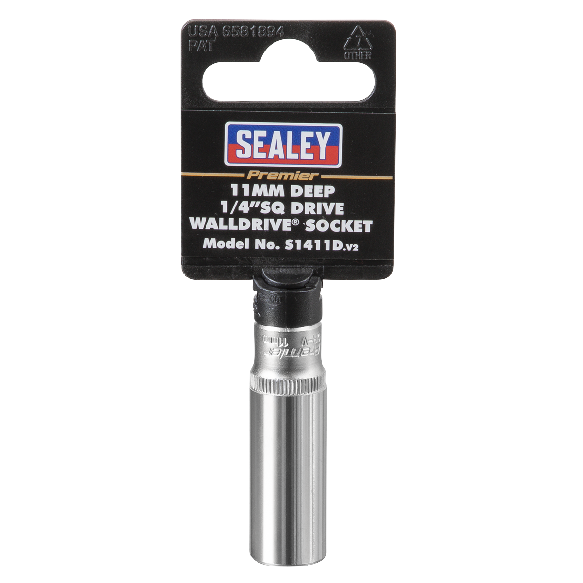 Sealey S1411D Premier Deep Socket 1/4"Sq Drive 11mm - additional view 5