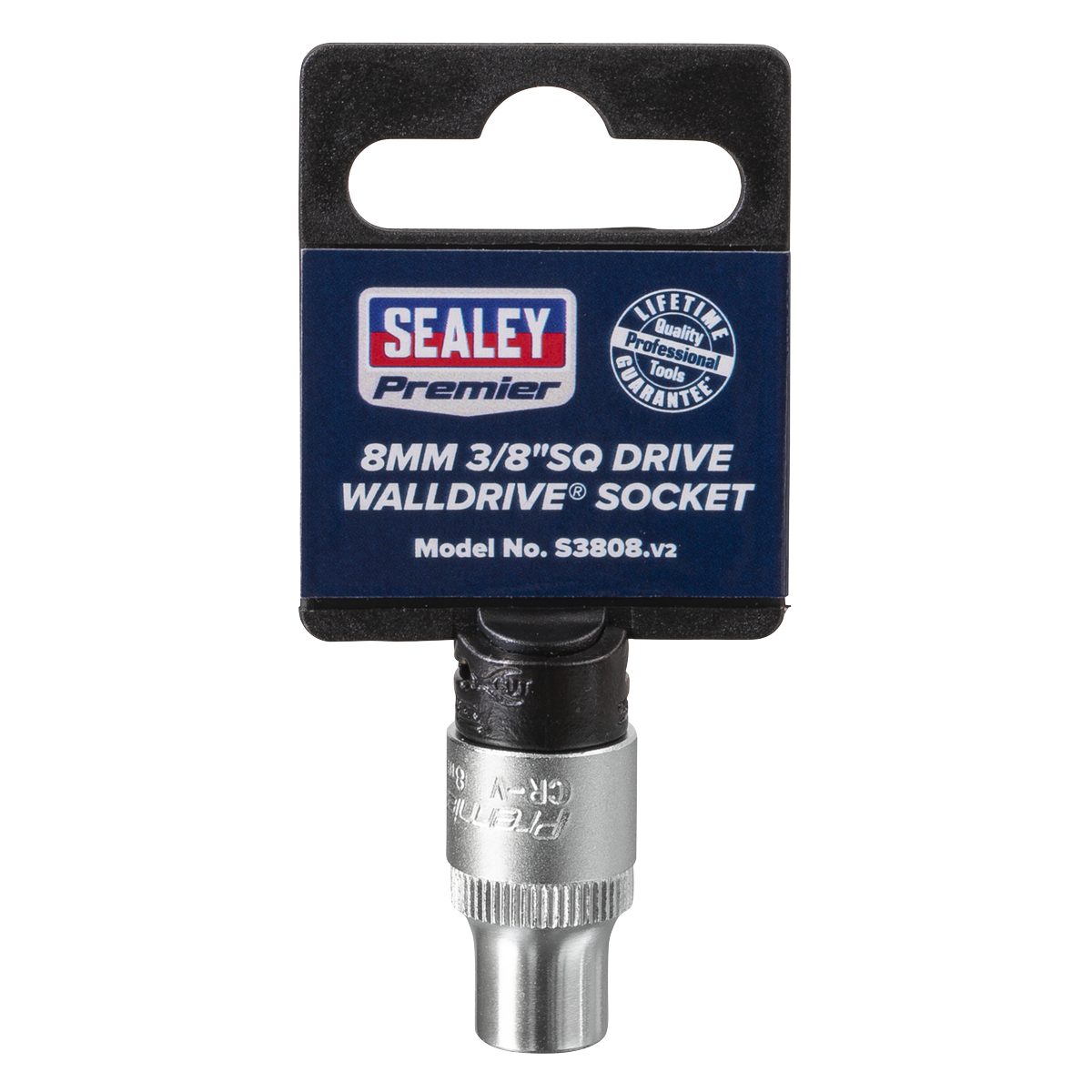 Sealey S3808 Premier Socket 3/8"Sq Drive 8mm - additional view 4