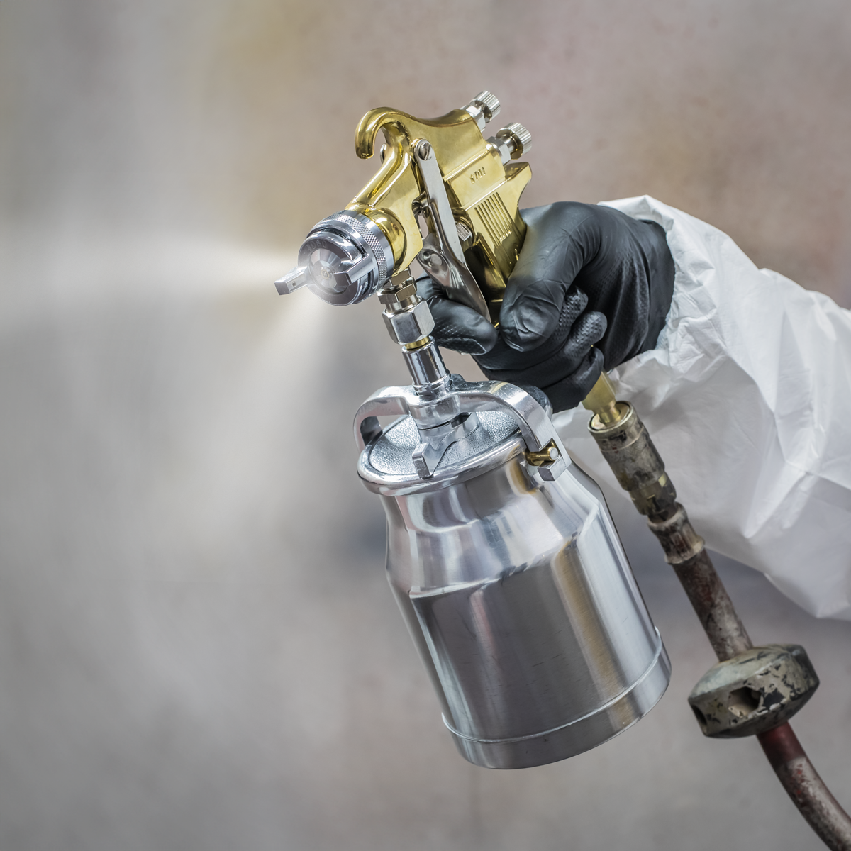 Sealey S701 Workshop Gold Series Suction Feed Spray Gun 1.8mm Set-Up - additional view 5