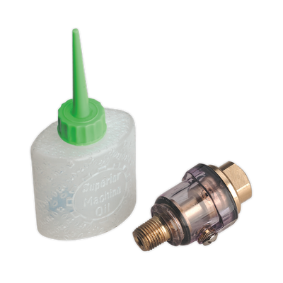 Sealey SA111 Mini In-Line Air Tool Oiler with Filler 1/4"BSP