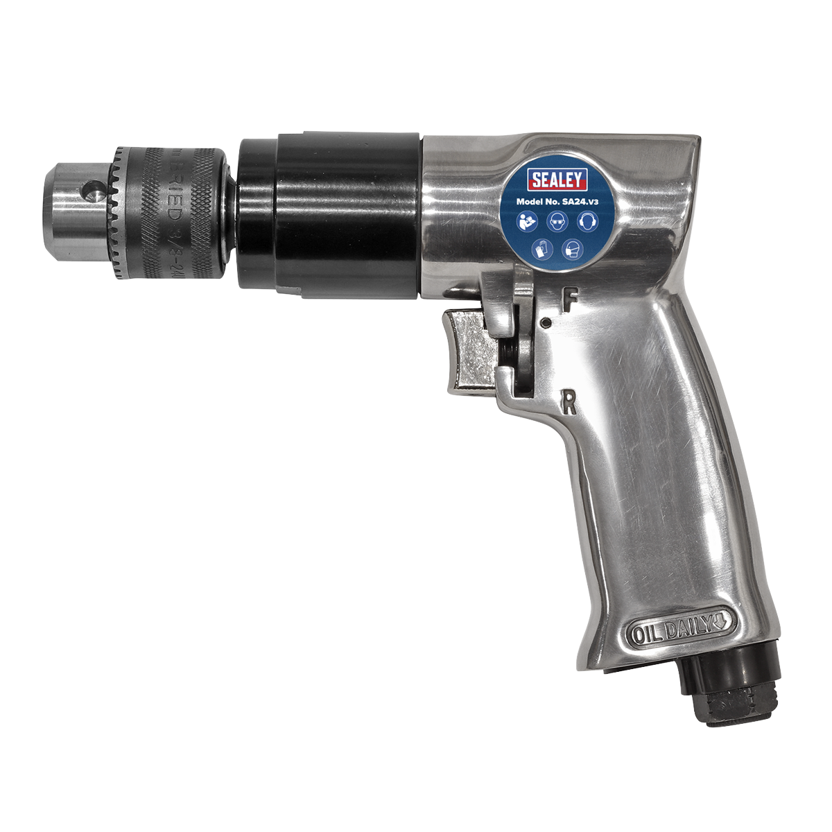Sealey SA24 Reversible Air Drill 10mm - additional view 3