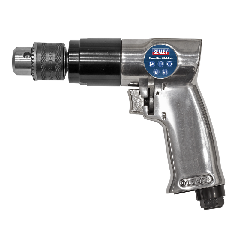 Sealey SA24 Reversible Air Drill 10mm - additional view 3