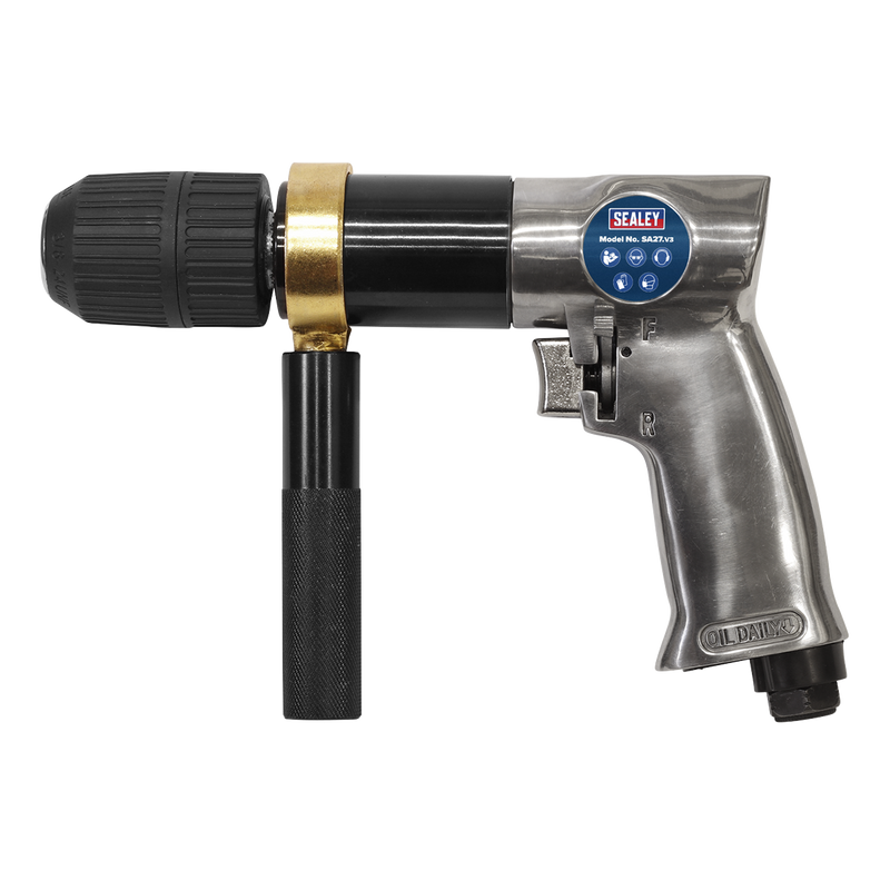 Sealey SA27 Reversible Air Drill 13mm with Keyless Chuck - additional view 3