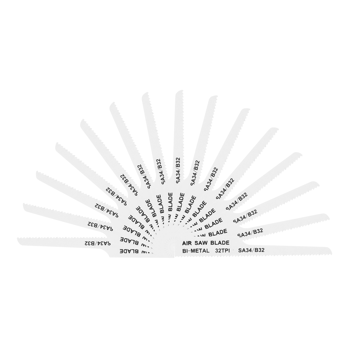 Sealey SA34/B3215 94.5mm HSS Air Saw Blade 32tpi - Pack of 15