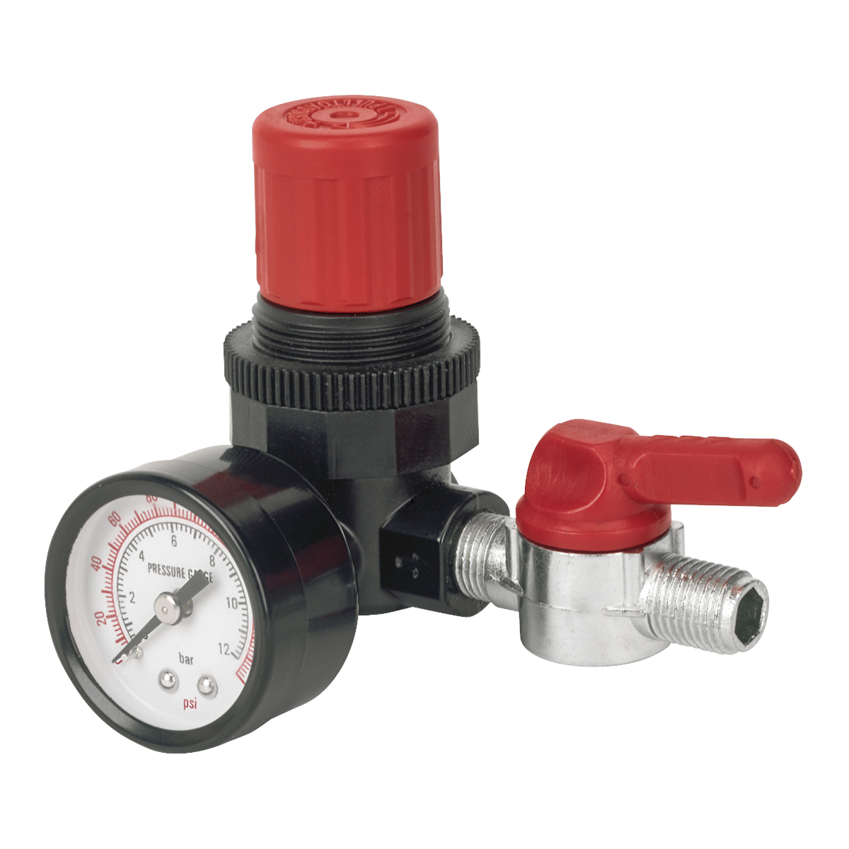 Sealey SA5/RG/14 Air Regulator 1/4"BSP Female to 1/4"BSP Male - additional view 2