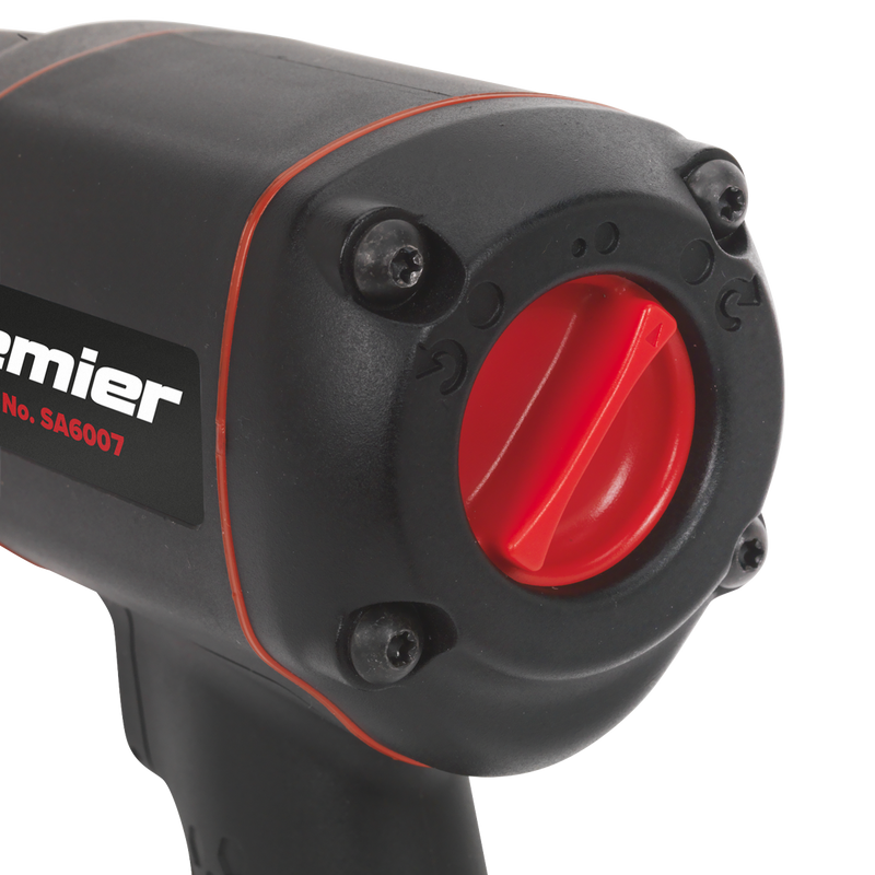 Sealey SA6007 Premier Twin Hammer Composite Air Impact Wrench 1/2"Sq Drive - additional view 4