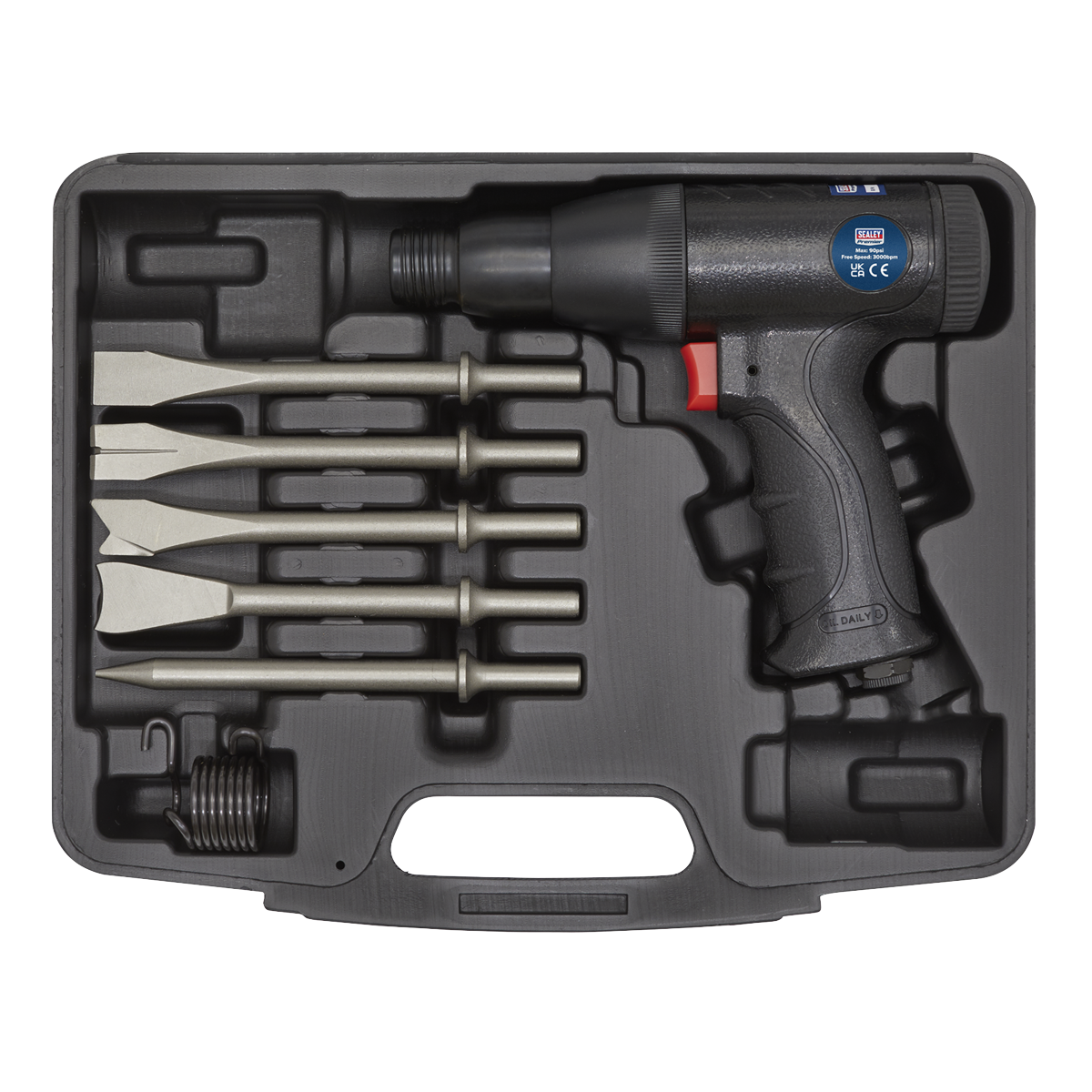Sealey SA614 Premier Long Stroke Composite Air Hammer Kit - additional view 6