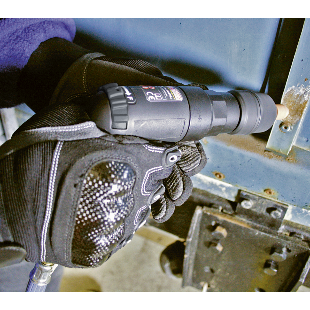 Sealey SA620 Premier Composite Reversible Air Pistol Drill 10mm with Keyless Chuck - additional view 3