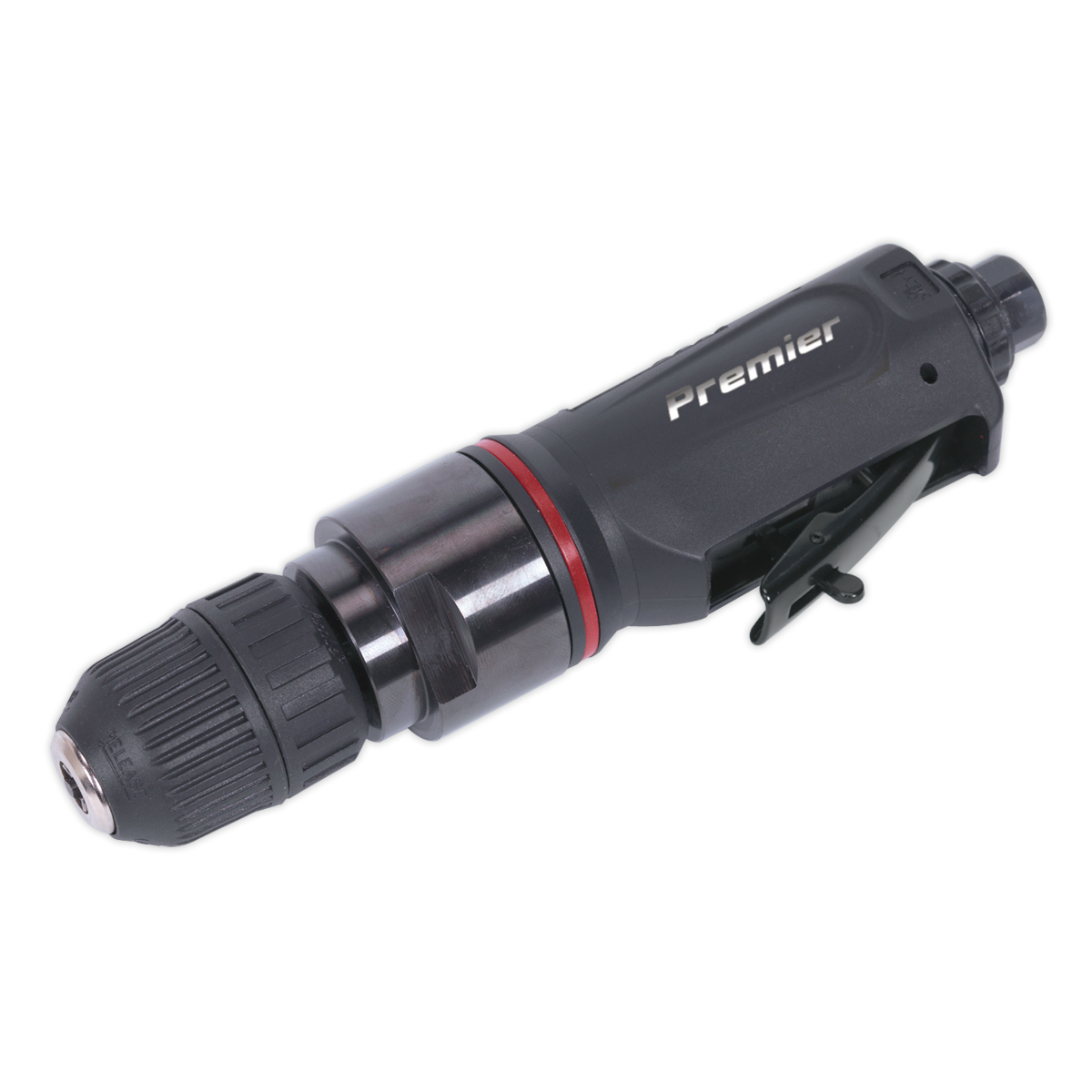 Sealey SA622 Premier Straight Air Drill 10mm with Keyless Chuck