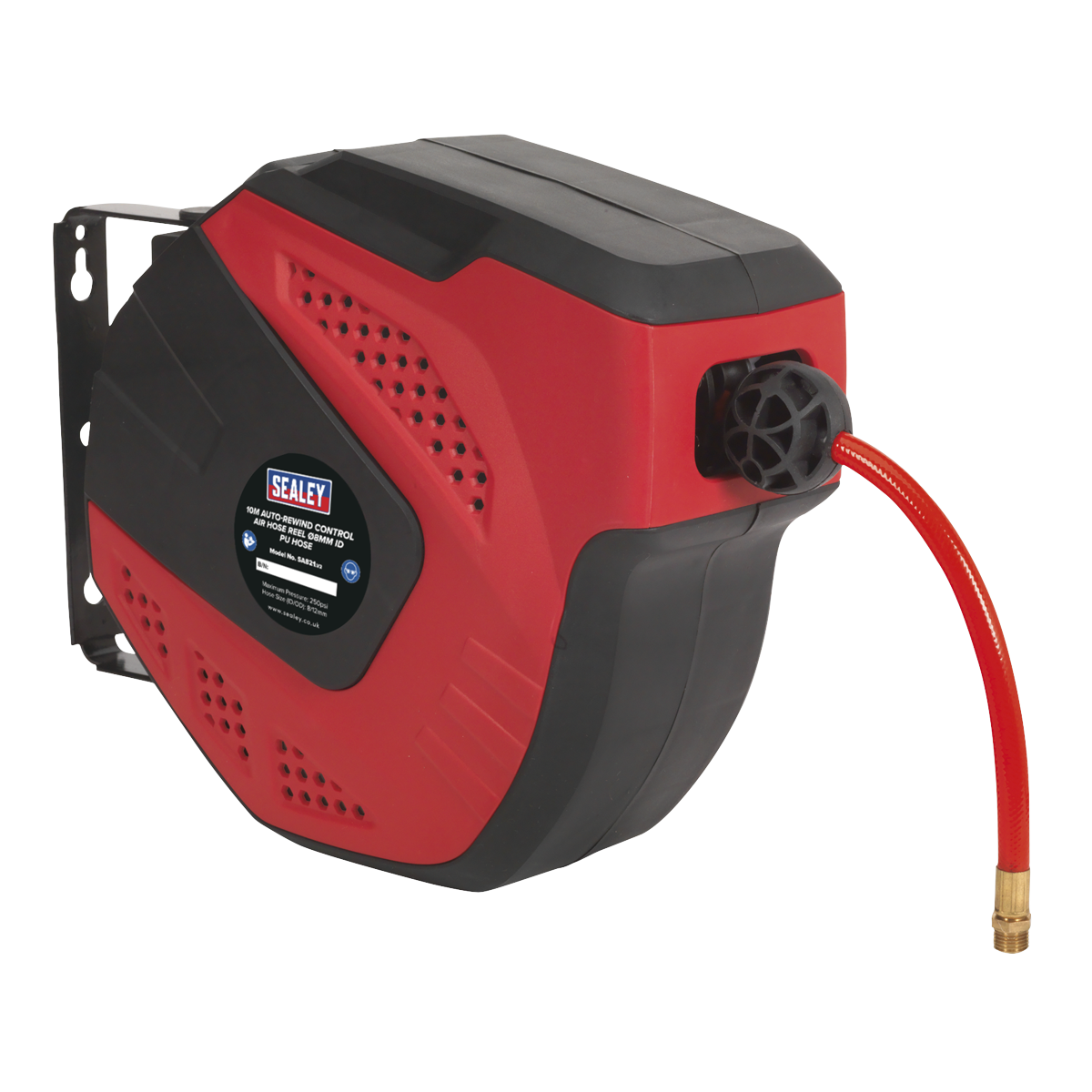 Sealey SA821 10m Auto-Rewind Control PU Air Hose Reel 8mm ID - additional view 2