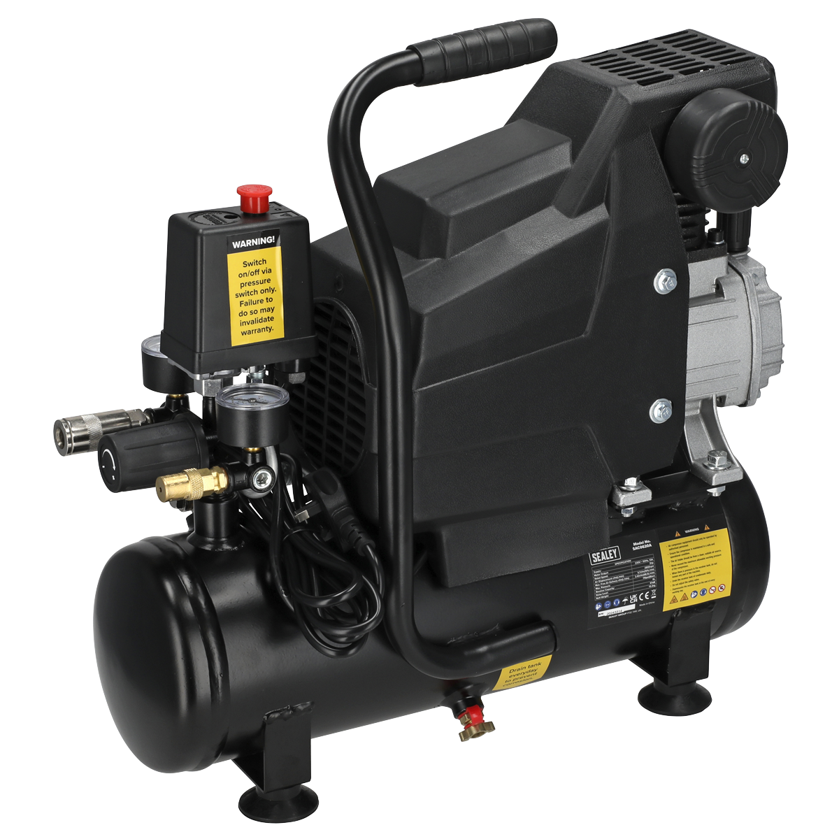 Sealey SAC0620A 6L Direct Drive Air Compressor 2hp - additional view 11
