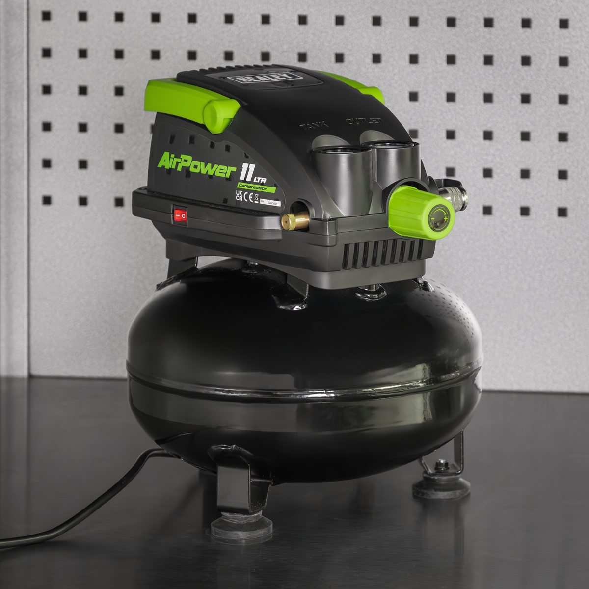 Sealey SAC1100 11L Oil Free Direct Drive Air Compressor 0.5hp - additional view 7