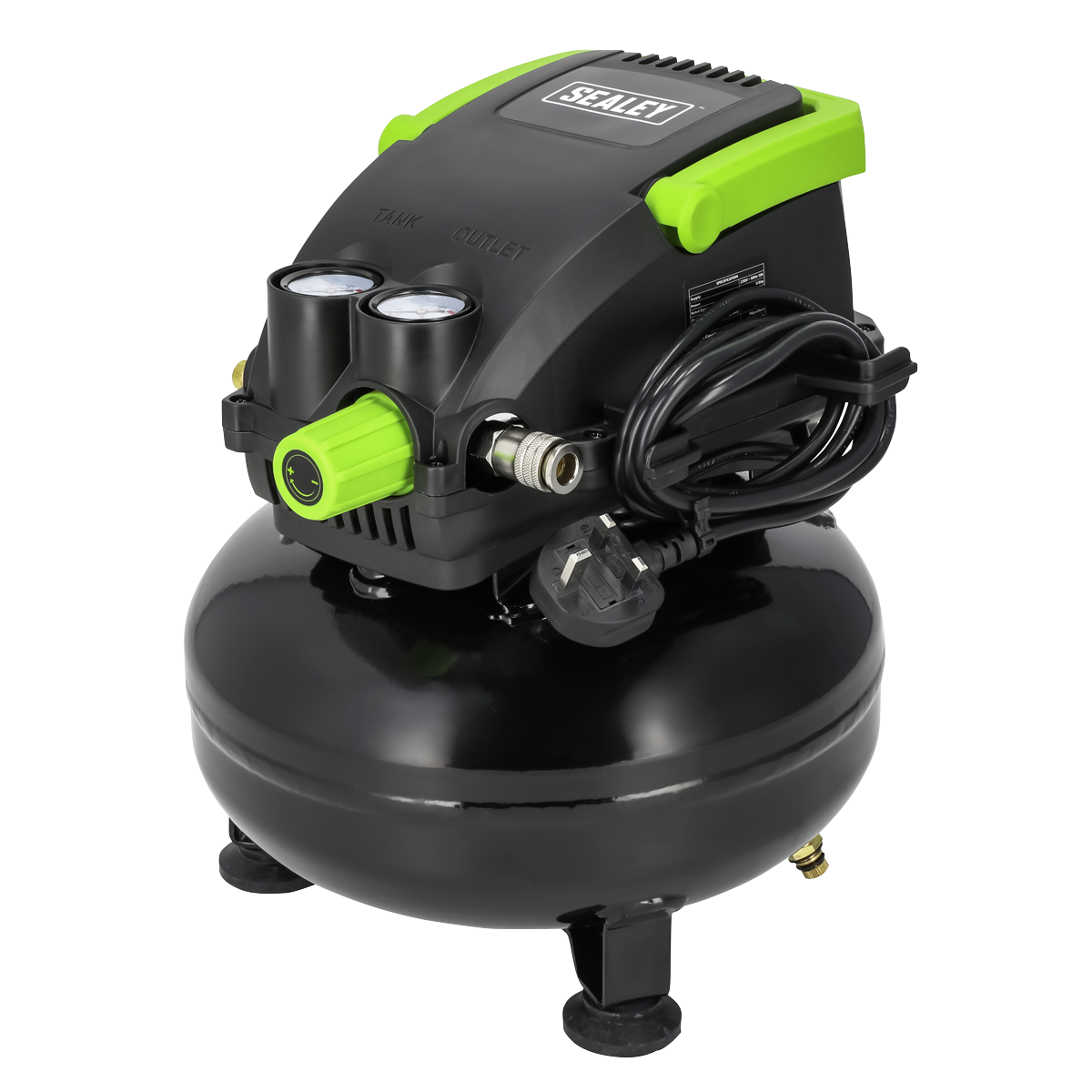 Sealey SAC1100 11L Oil Free Direct Drive Air Compressor 0.5hp - additional view 8