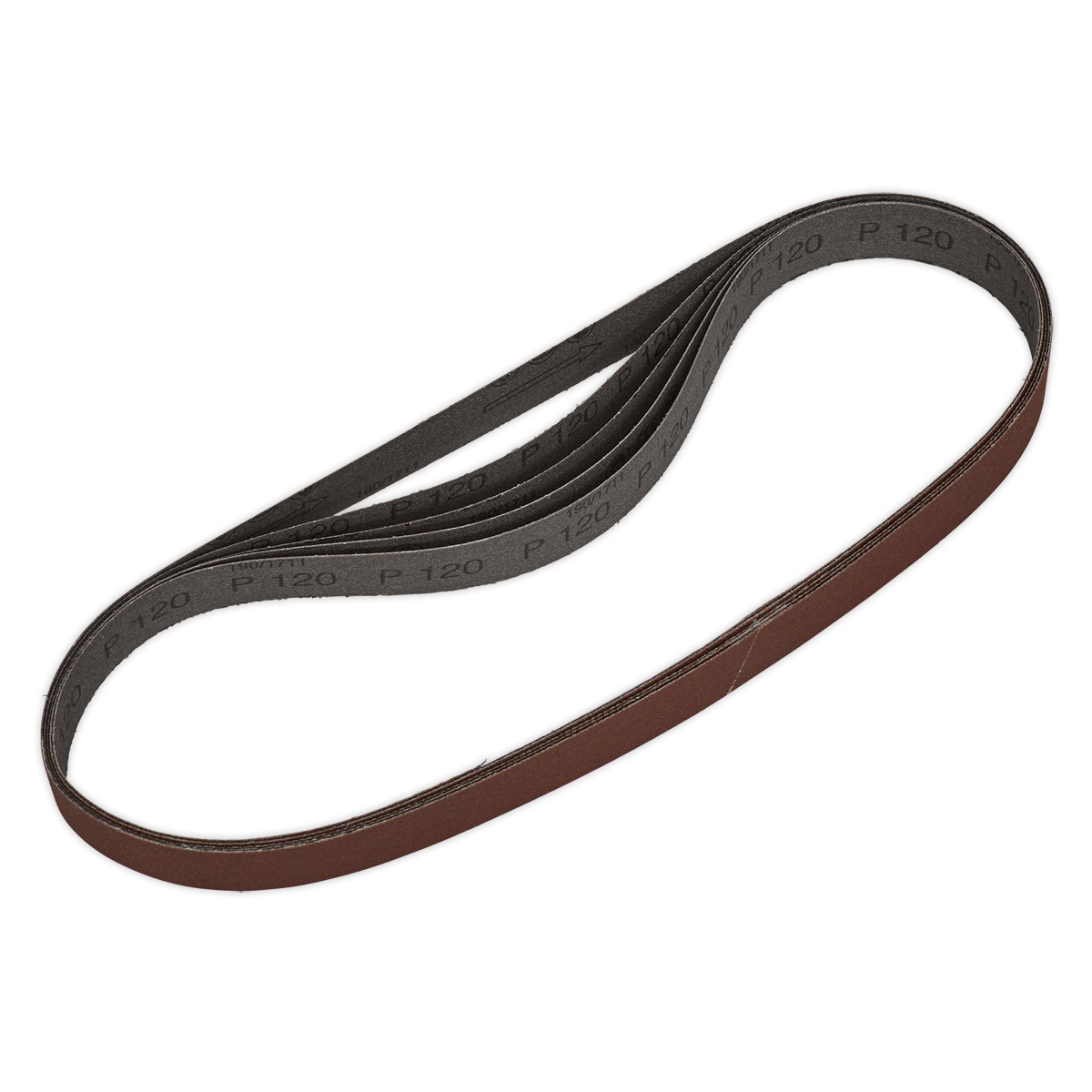 Sealey SB0019 25 x 762mm Sanding Belt 120Grit - Pack of 5