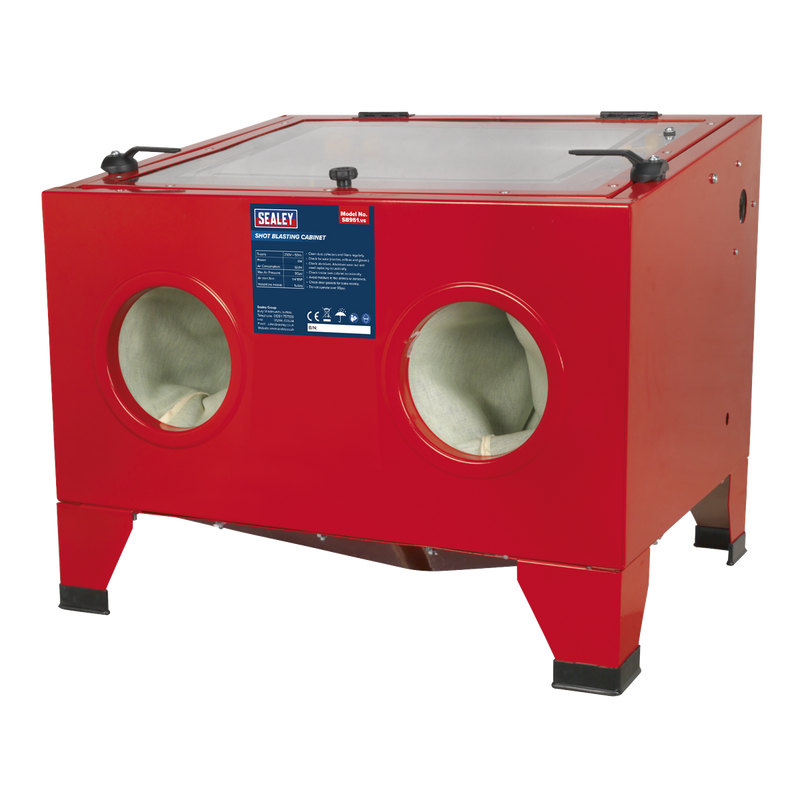 Sealey SB951 Shot Blasting Cabinet with Gun 640 x 490 x 490mm