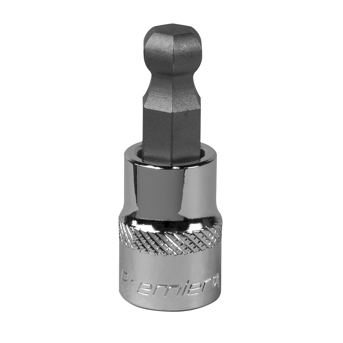 Sealey SBBH008 Premier Ball-End Hex Socket Bit 3/8"Sq Drive 10mm