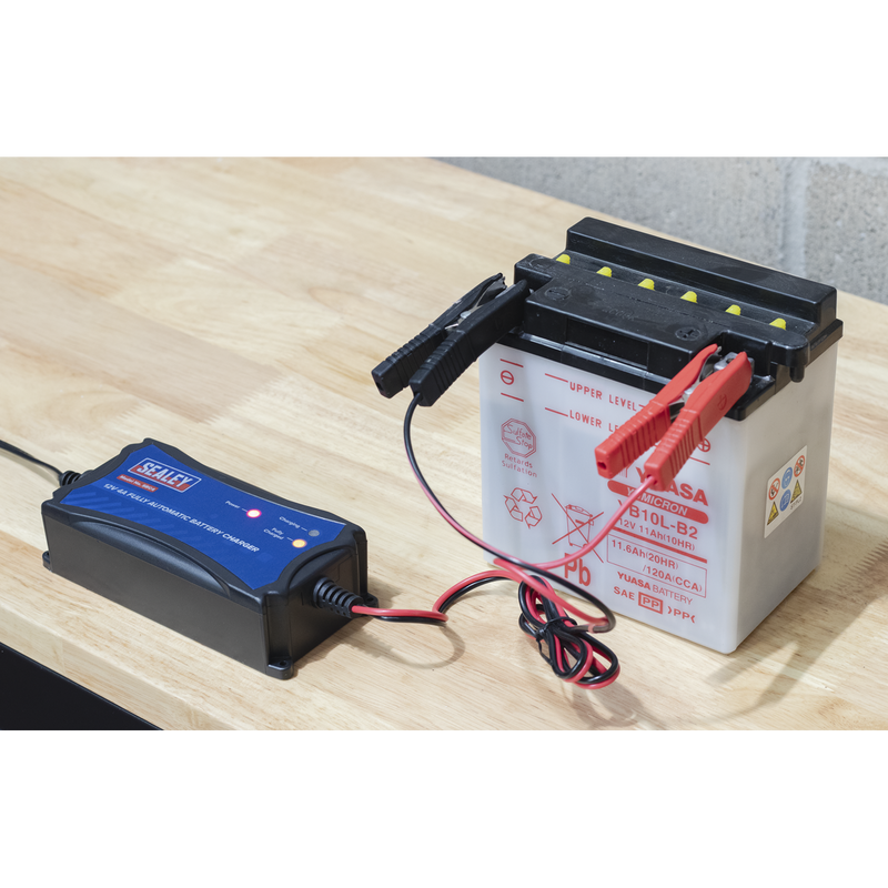 Sealey SBC4 12V Fully Automatic Battery Maintainer/Charger 4A - additional view 5