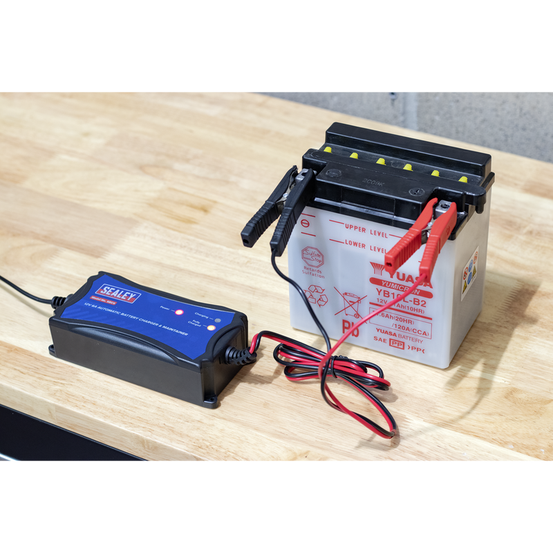 Sealey SBC6 12V Fully Automatic Battery Maintainer/Charger 6A - additional view 5