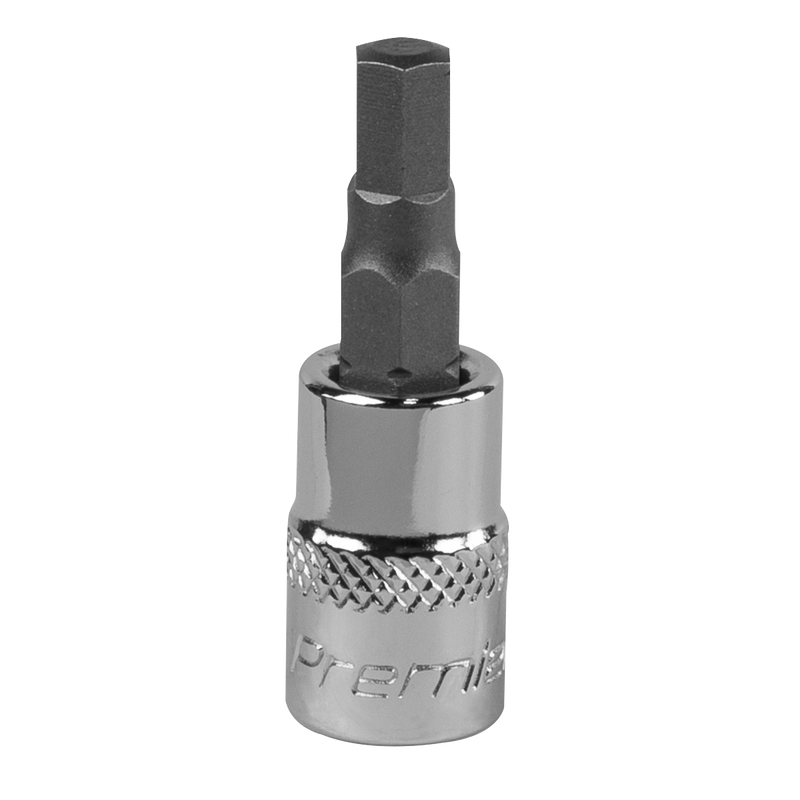 Sealey SBH003 Premier Hex Socket Bit 1/4"Sq Drive 5mm