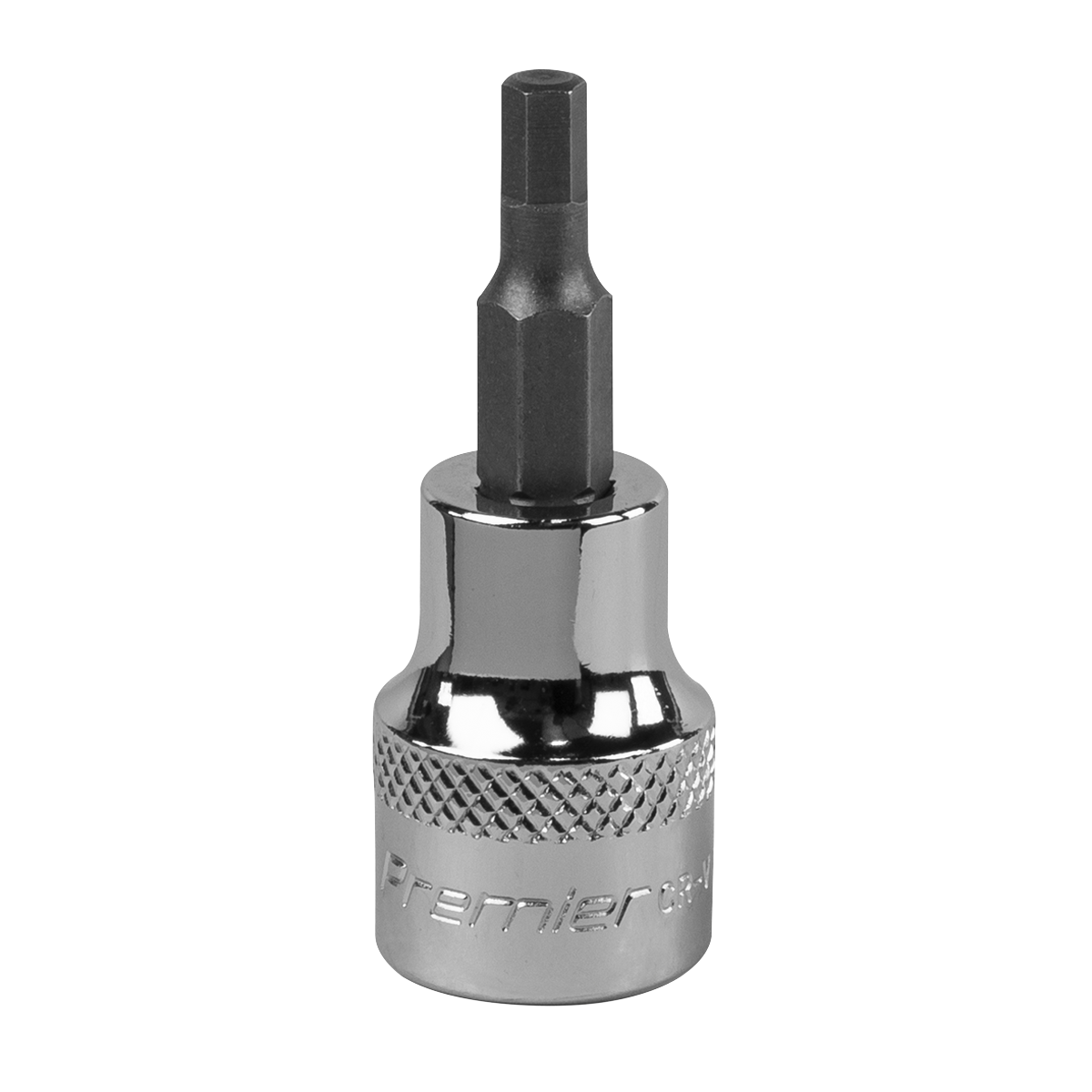 Sealey SBH007 Premier Hex Socket Bit 3/8"Sq Drive 4mm