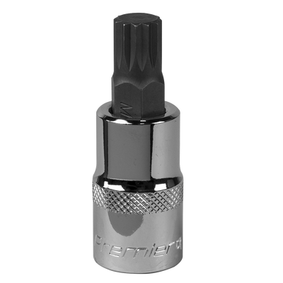 Sealey SBS016 Premier Spline Socket Bit 1/2"Sq Drive M12