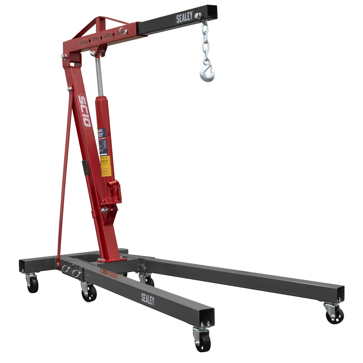 Sealey SC10 KD Type Folding Engine Crane 1 Tonne