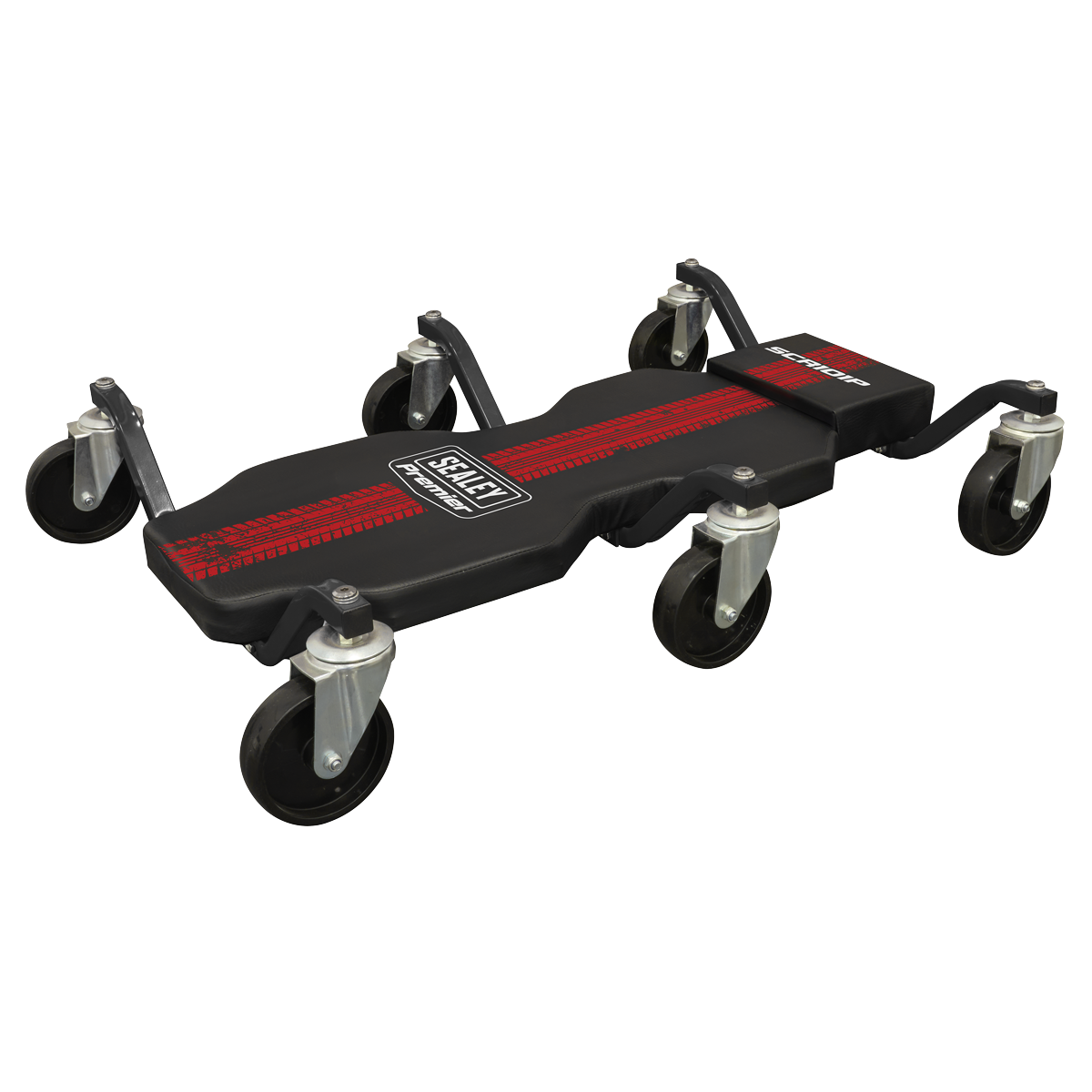 Sealey SCR101P Steel Creeper with 6 Rough Ground 5" Wheels & Headrest - additional view 10