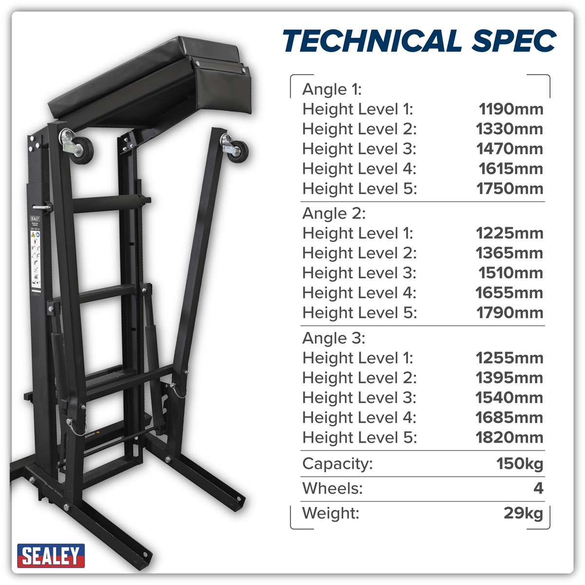 Sealey SCRT01 Topside Engine Bay Creeper - additional view 11