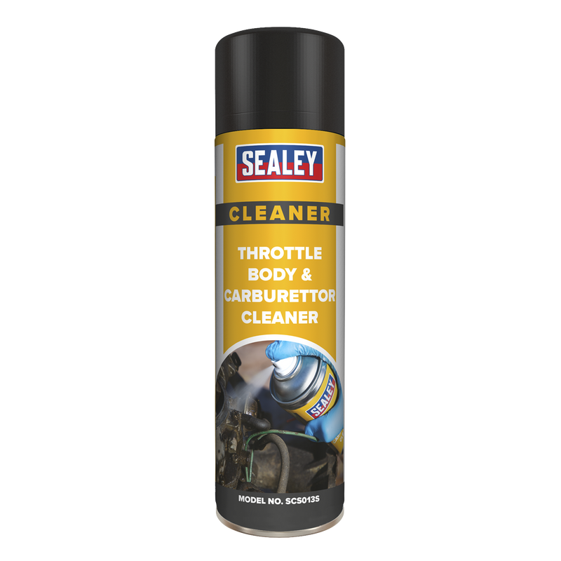 Sealey SCS013 Throttle Body & Carburettor Cleaner 500ml - Pack of 6