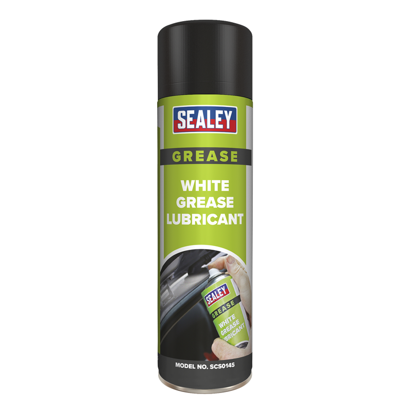 Sealey SCS014 White Grease Lubricant 500ml - Pack of 6