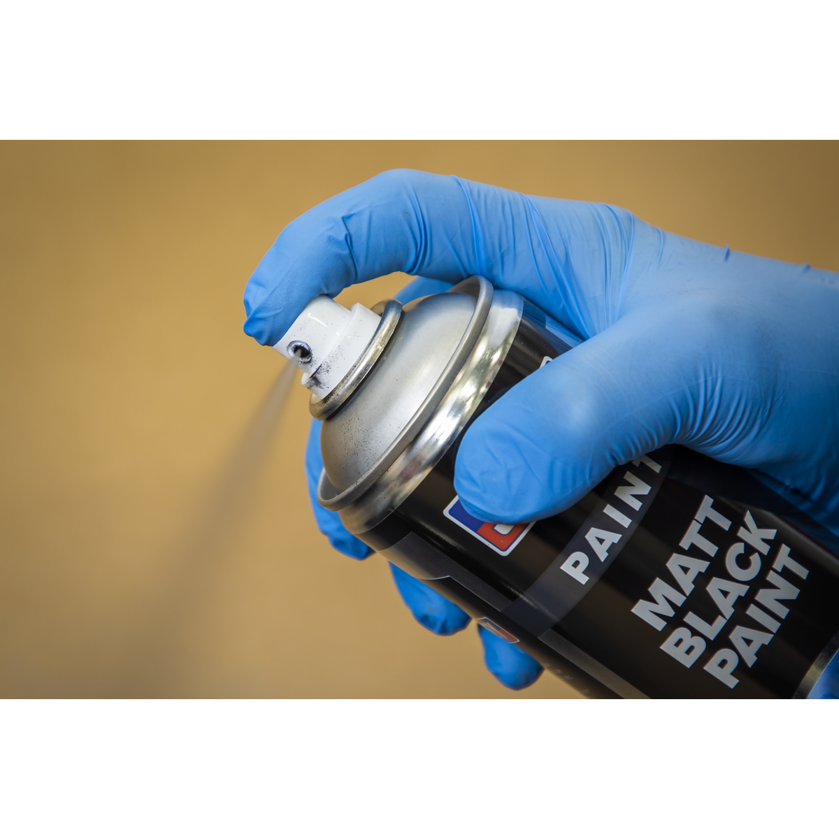 Sealey SCS026S Matt Paint 500ml - Black - additional view 4