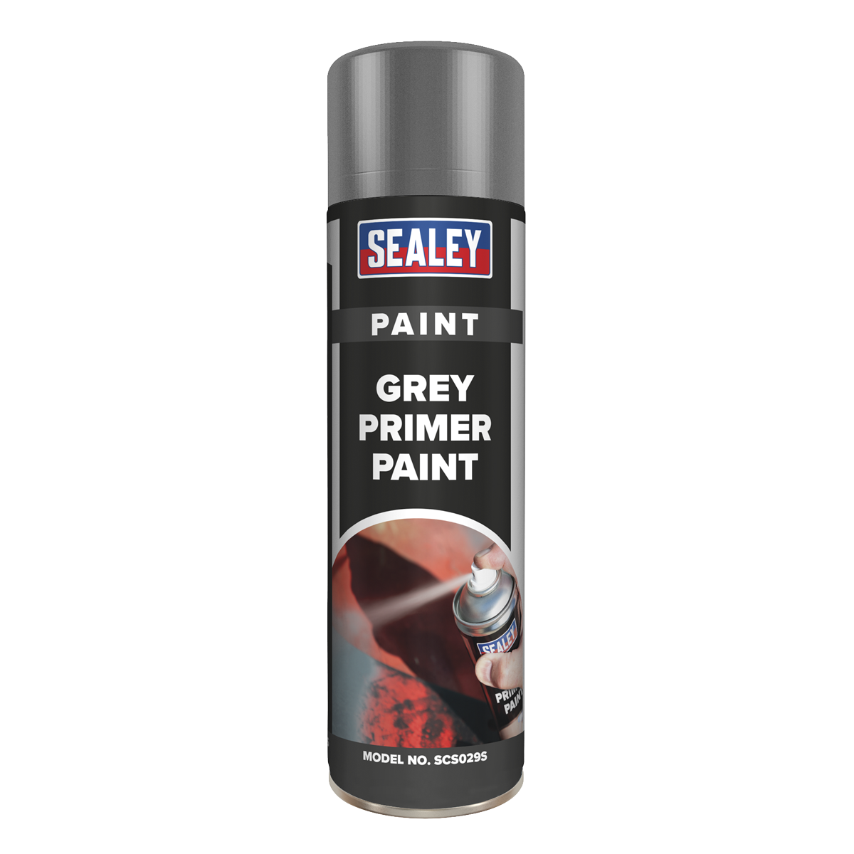 Sealey SCS029S Primer Paint 500ml - Grey
