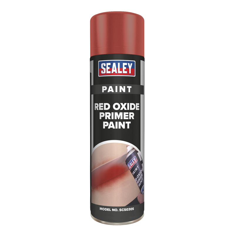 Sealey SCS030S Oxide Primer Paint 500ml - Red