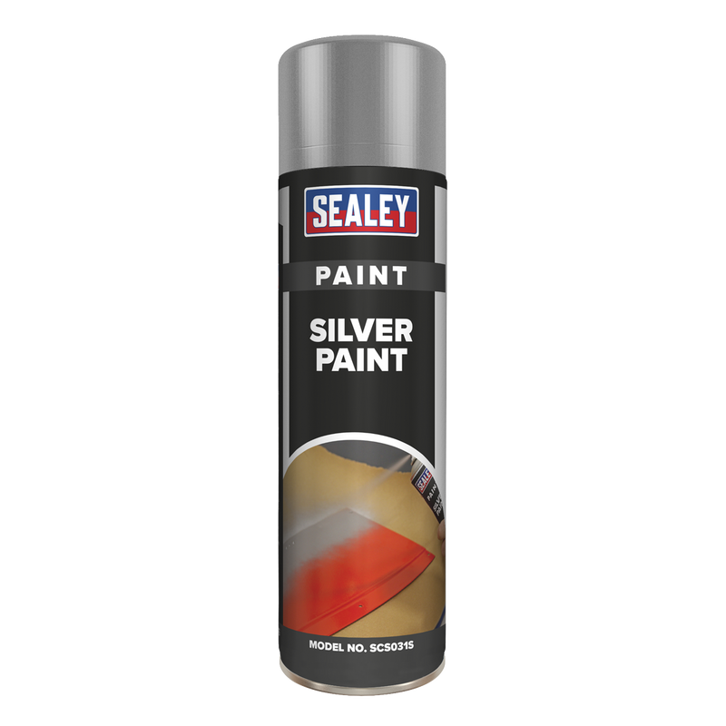 Sealey SCS031S Paint 500ml - Silver