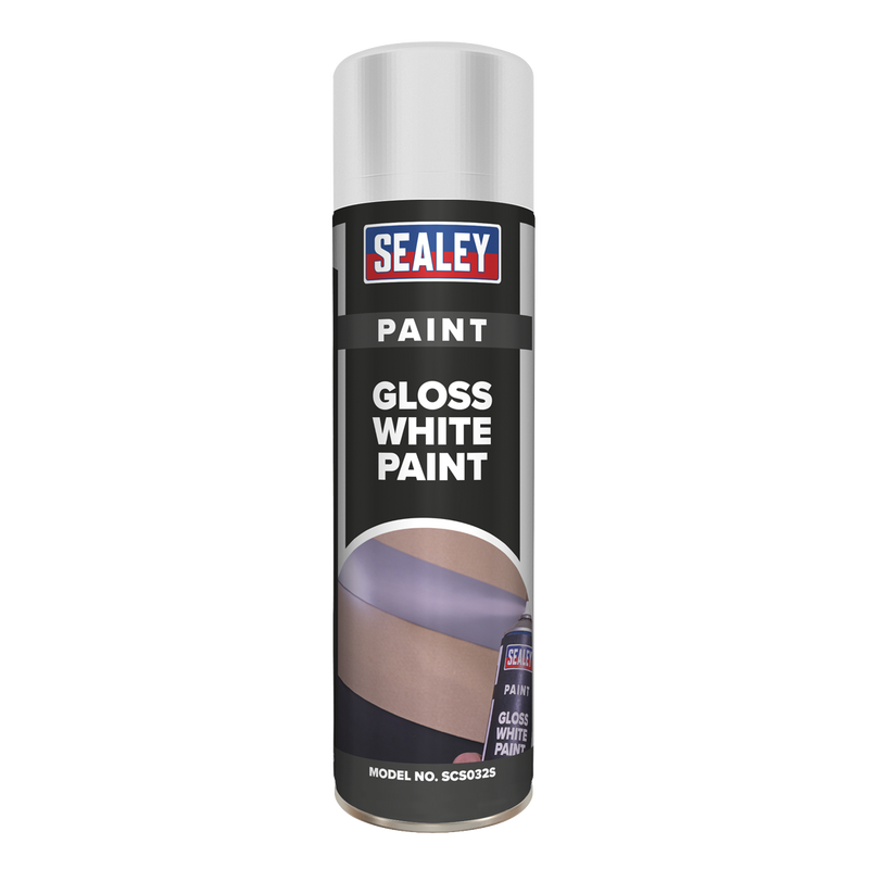 Sealey SCS032S Gloss Paint 500ml - White