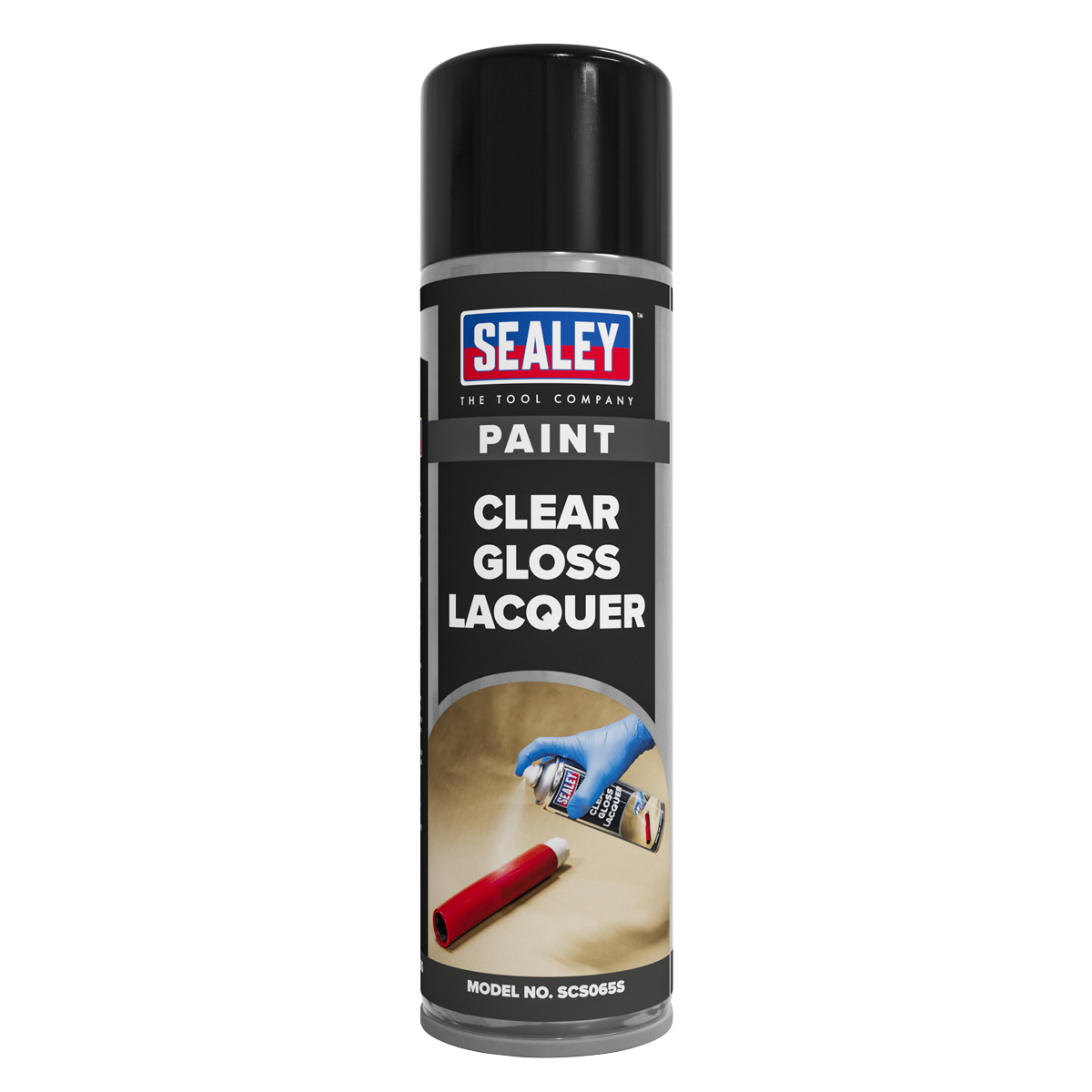 Sealey SCS065 Gloss Lacquer 500ml, Clear - Pack of 6 - additional view 4