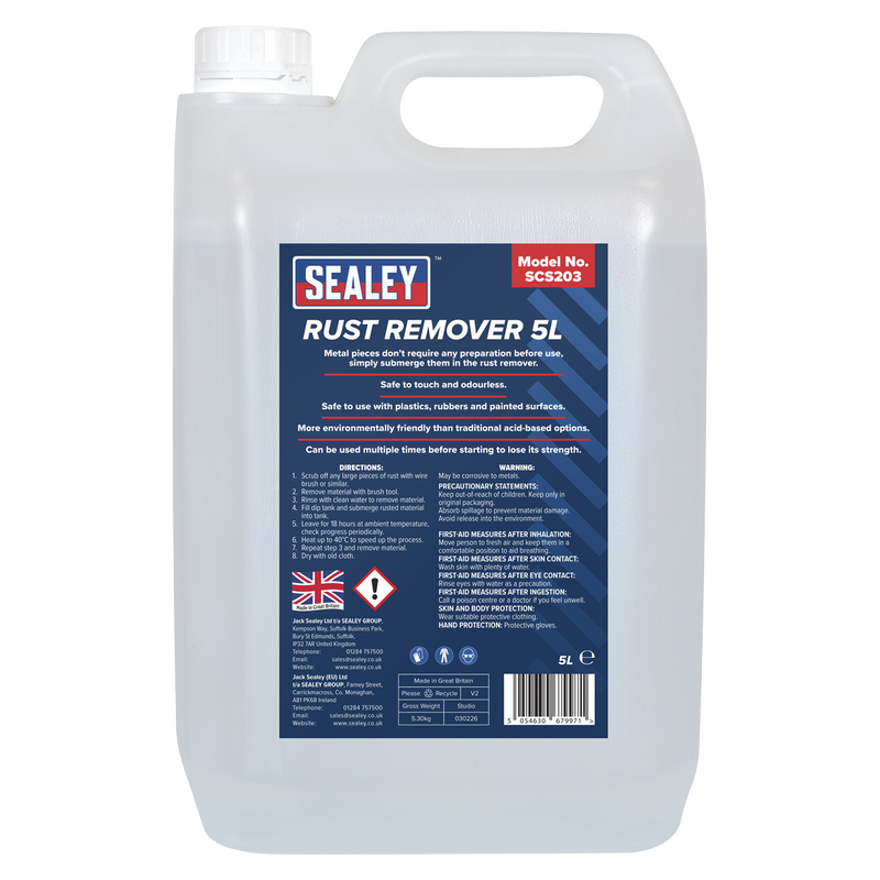 Sealey SCS203 Rust Remover 5L - additional view 3