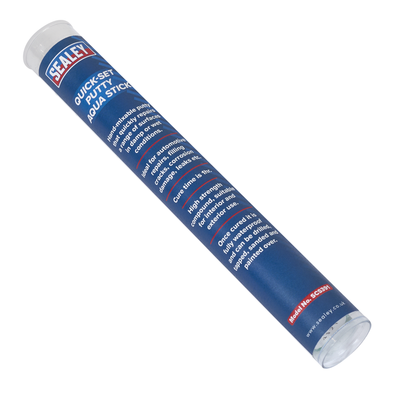 Sealey SCS391 Quick-Set Putty Aqua Stick