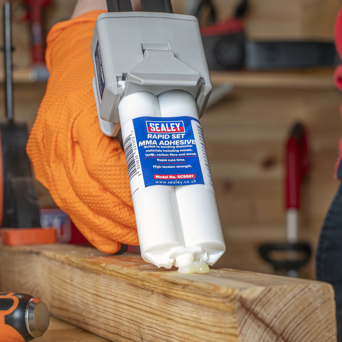 Sealey SCS501 Rapid Set MMA Adhesive 50ml - additional view 5