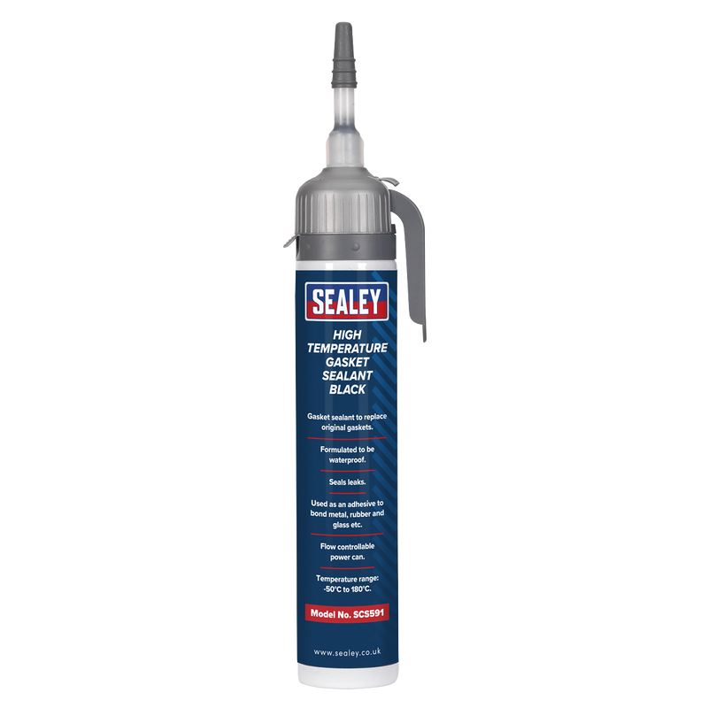 Sealey SCS591 High Temperature Gasket Sealant 200ml - Black
