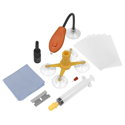 Sealey SCS902 Windscreen Repair Kit with UV Light
