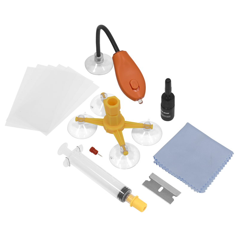Sealey SCS902 Windscreen Repair Kit with UV Light - additional view 9