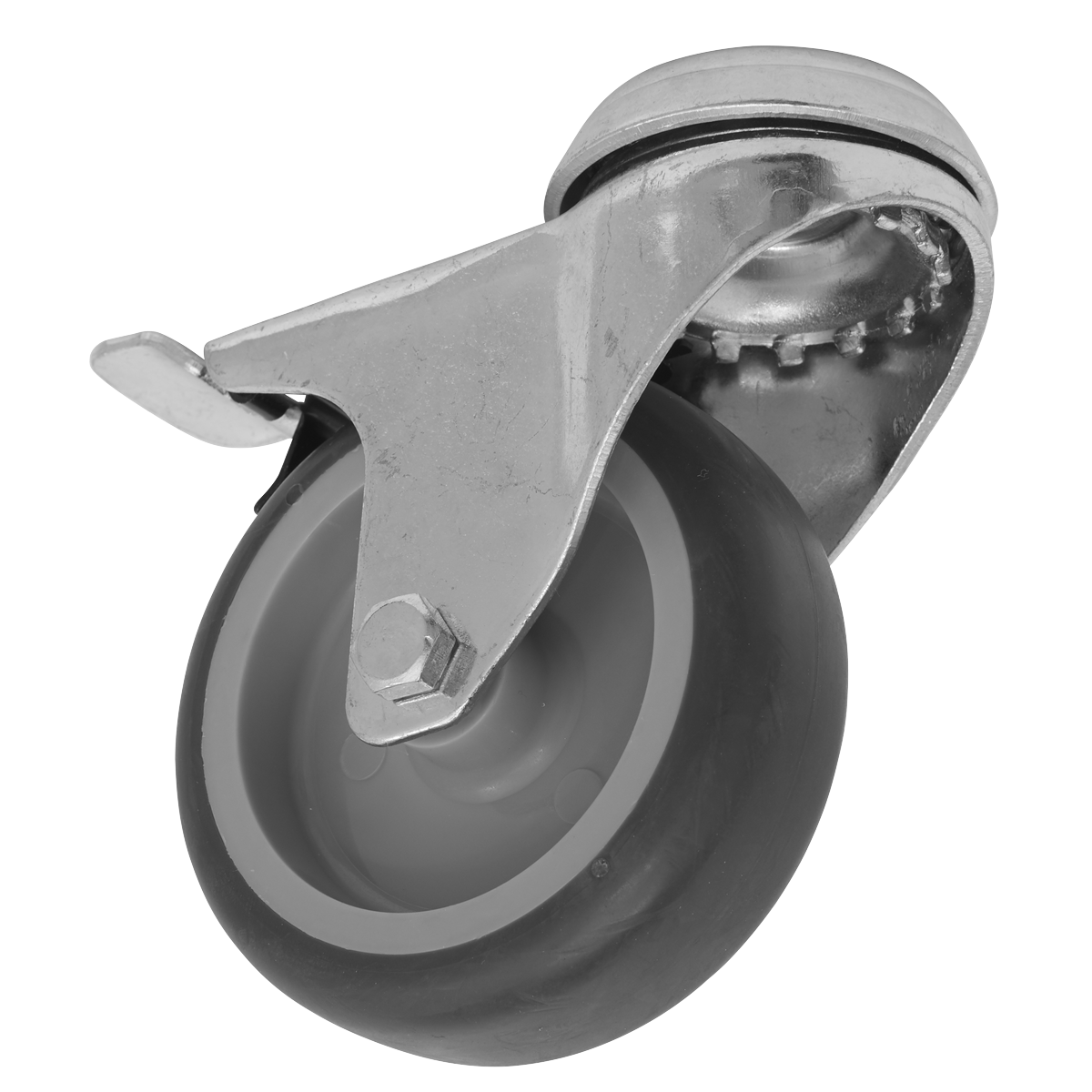 Sealey SCW275SBLEM 75mm Castor Wheel with Bolt Hole & Total Lock