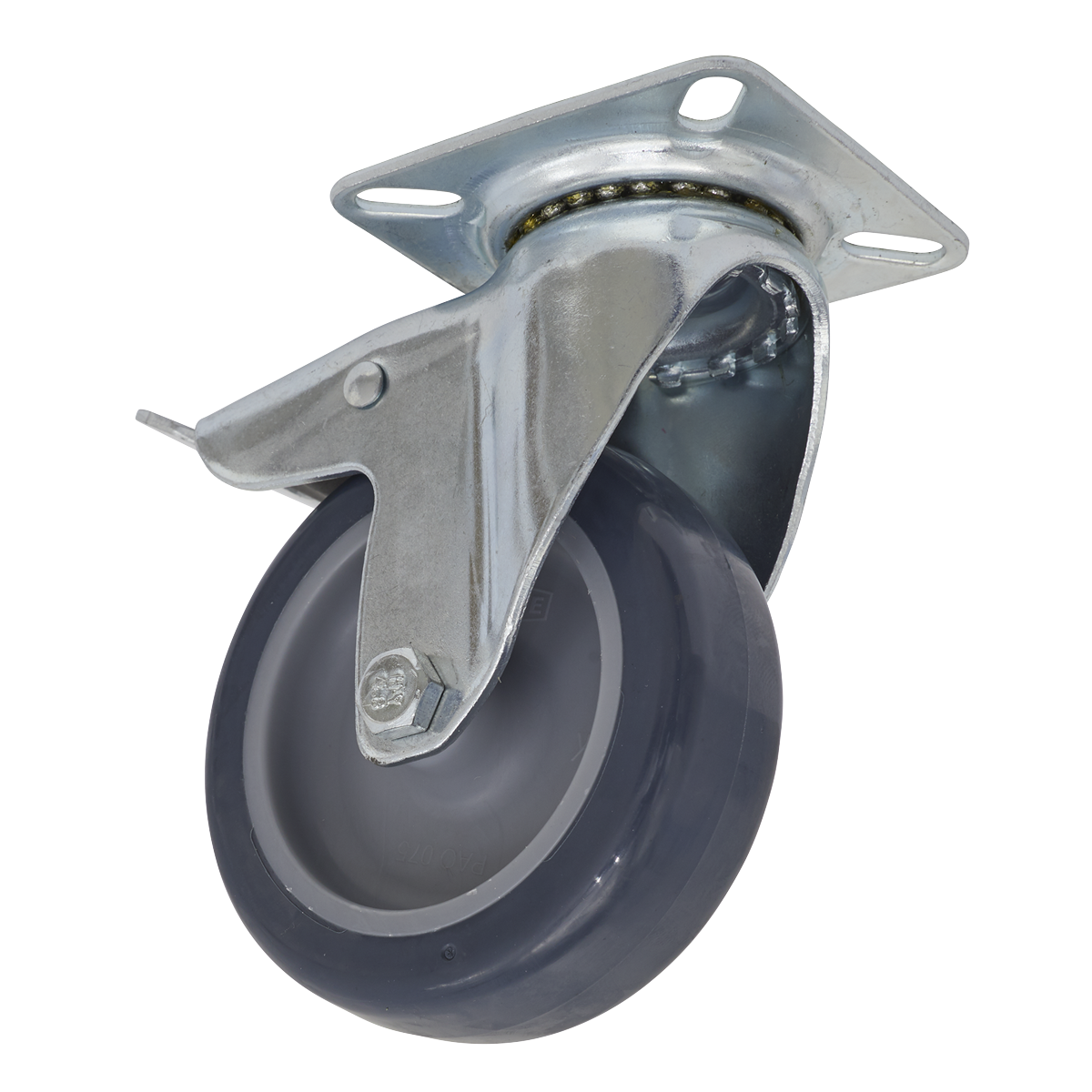 Sealey SCW275SPL 75mm Castor Wheel with Swivel Plate & Total Lock