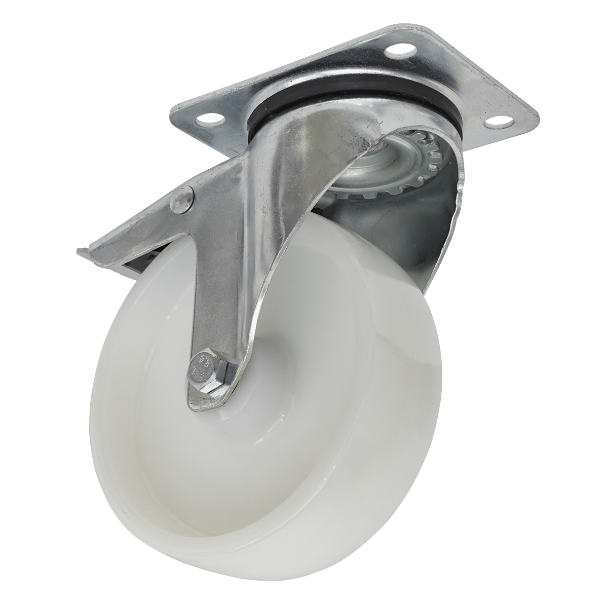 Sealey SCW4125SPL 125mm Castor Wheel with Swivel Plate & Total Lock