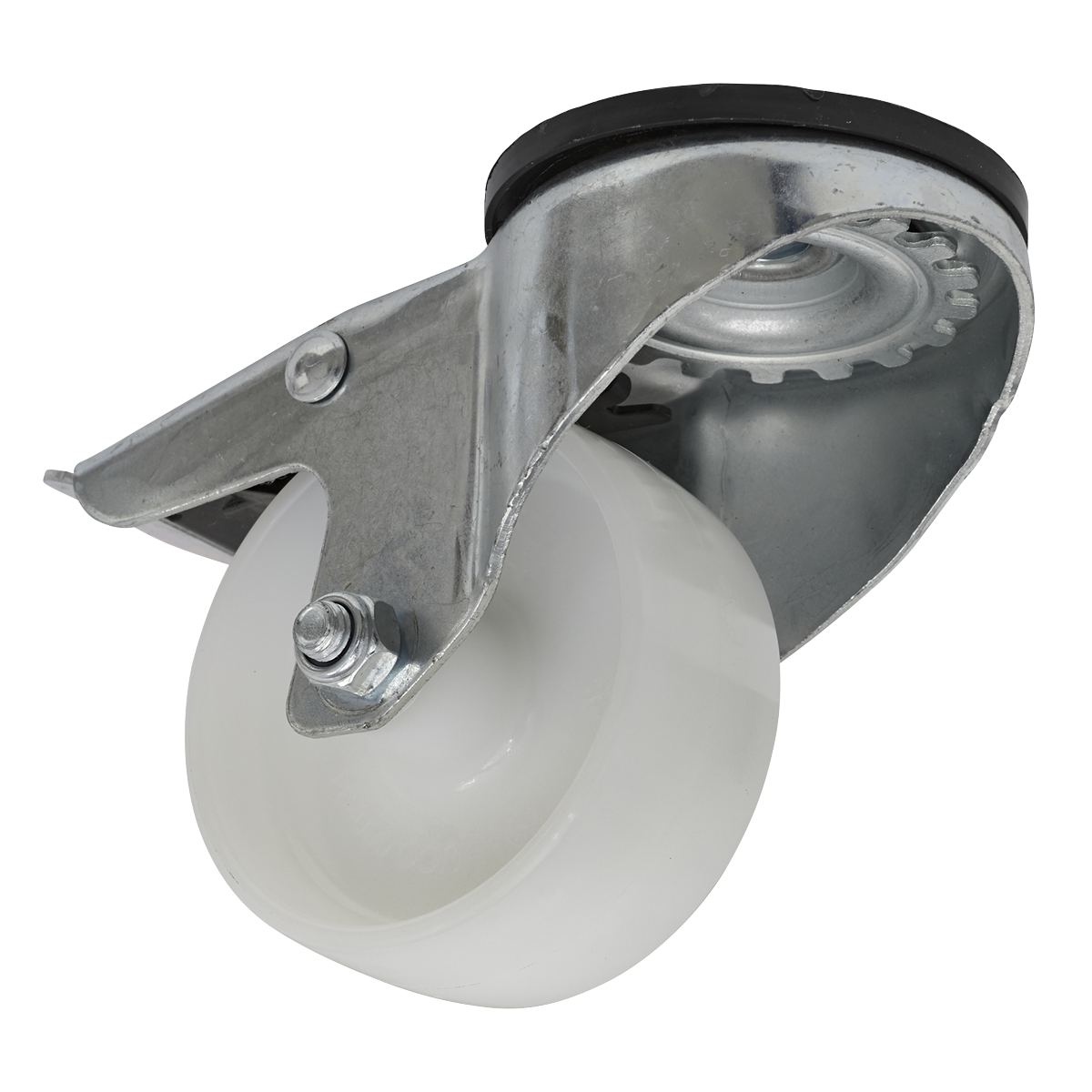 Sealey SCW480SBL 80mm Castor Wheel with Swivel Bolt Hole & Total Lock